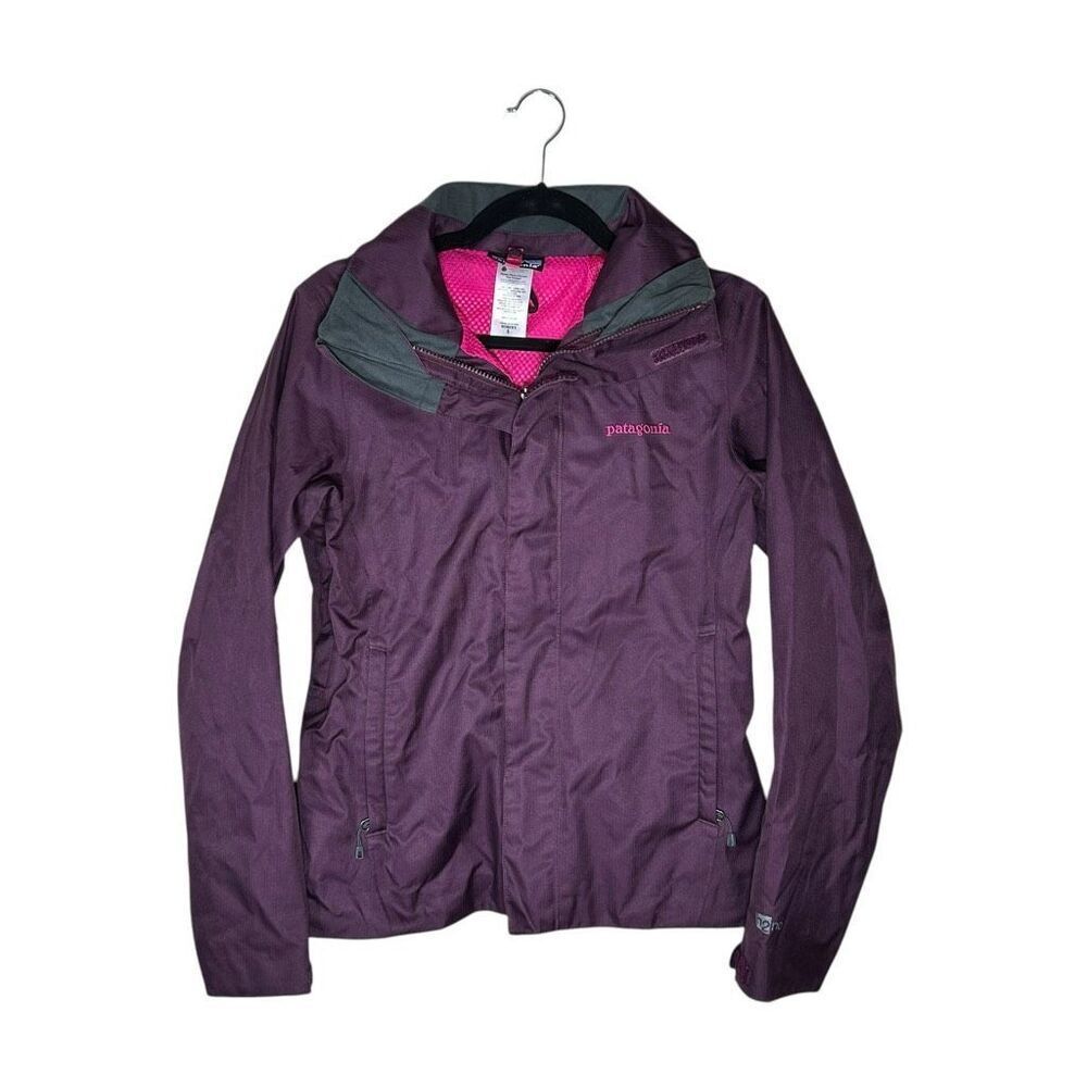 Patagonia Women's Purple Ski Jacket with Pink Highlights
